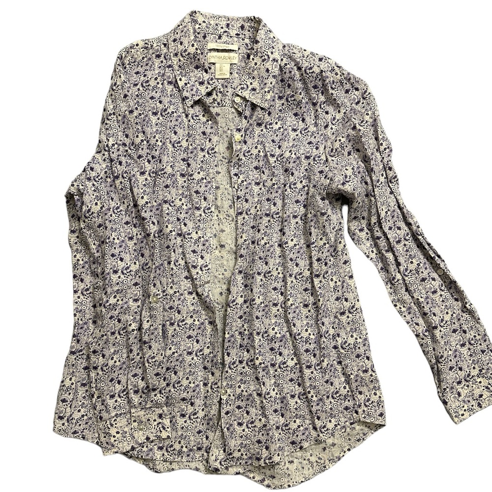 100% linen button-down